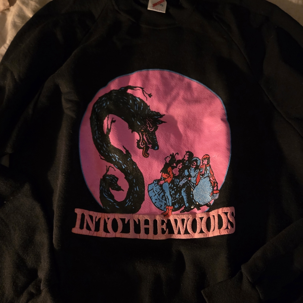 Jerzees Black Graphic Sweatshirt
